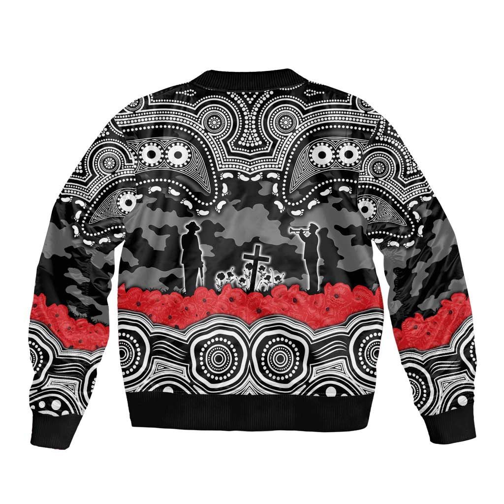 ANZAC Day South Sydney Rabbitohs Bomber Jacket Military Memorial Aboriginal Indigenous Art