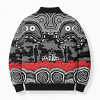 ANZAC Day South Sydney Rabbitohs Bomber Puffer Jacket Military Memorial Aboriginal Indigenous Art