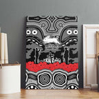 ANZAC Day South Sydney Rabbitohs Canvas Wall Art Military Memorial Aboriginal Indigenous Art