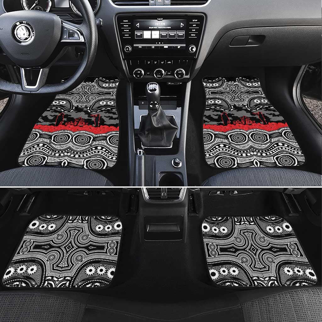 ANZAC Day South Sydney Rabbitohs Car Mats Military Memorial Aboriginal Indigenous Art