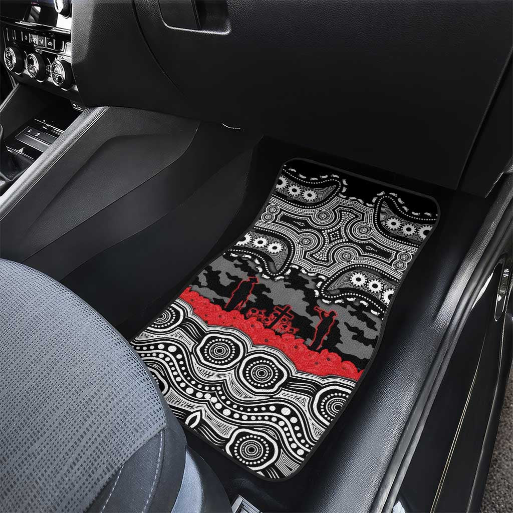 ANZAC Day South Sydney Rabbitohs Car Mats Military Memorial Aboriginal Indigenous Art
