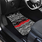 ANZAC Day South Sydney Rabbitohs Car Mats Military Memorial Aboriginal Indigenous Art