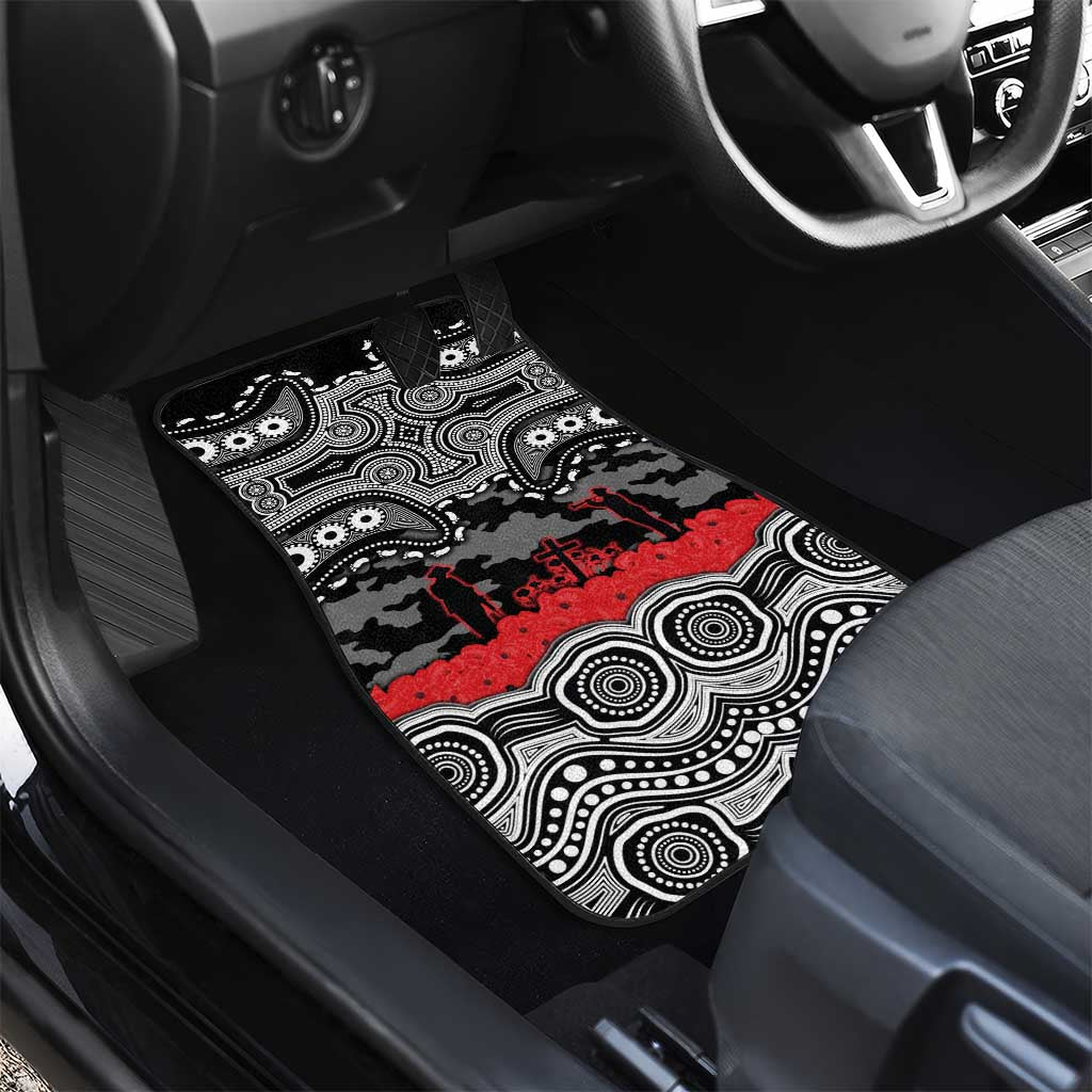 ANZAC Day South Sydney Rabbitohs Car Mats Military Memorial Aboriginal Indigenous Art