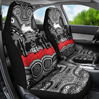 ANZAC Day South Sydney Rabbitohs Car Seat Cover Military Memorial Aboriginal Indigenous Art