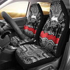 ANZAC Day South Sydney Rabbitohs Car Seat Cover Military Memorial Aboriginal Indigenous Art