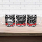 ANZAC Day South Sydney Rabbitohs Ceramic Mug Military Memorial Aboriginal Indigenous Art