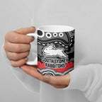ANZAC Day South Sydney Rabbitohs Ceramic Mug Military Memorial Aboriginal Indigenous Art