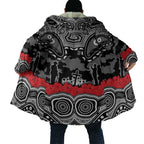 ANZAC Day South Sydney Rabbitohs Cloak Military Memorial Aboriginal Indigenous Art