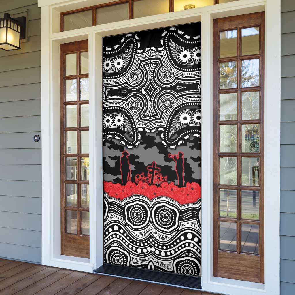 ANZAC Day South Sydney Rabbitohs Door Cover Military Memorial Aboriginal Indigenous Art