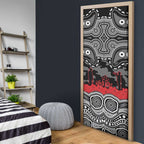 ANZAC Day South Sydney Rabbitohs Door Cover Military Memorial Aboriginal Indigenous Art