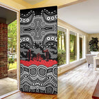 ANZAC Day South Sydney Rabbitohs Door Cover Military Memorial Aboriginal Indigenous Art