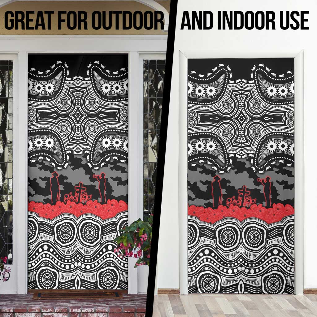 ANZAC Day South Sydney Rabbitohs Door Cover Military Memorial Aboriginal Indigenous Art