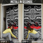 ANZAC Day South Sydney Rabbitohs Door Cover Military Memorial Aboriginal Indigenous Art