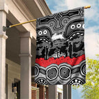 ANZAC Day South Sydney Rabbitohs Garden Flag Military Memorial Aboriginal Indigenous Art