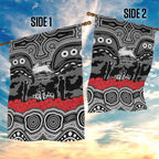 ANZAC Day South Sydney Rabbitohs Garden Flag Military Memorial Aboriginal Indigenous Art