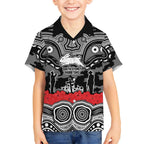 ANZAC Day South Sydney Rabbitohs Hawaiian Shirt Military Memorial Aboriginal Indigenous Art
