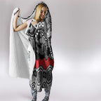 ANZAC Day South Sydney Rabbitohs Hooded Blanket Military Memorial Aboriginal Indigenous Art