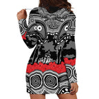 ANZAC Day South Sydney Rabbitohs Hoodie Dress Military Memorial Aboriginal Indigenous Art