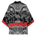ANZAC Day South Sydney Rabbitohs Kimono Military Memorial Aboriginal Indigenous Art