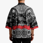 ANZAC Day South Sydney Rabbitohs Kimono Military Memorial Aboriginal Indigenous Art