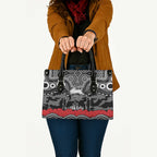 ANZAC Day South Sydney Rabbitohs Leather Bag Military Memorial Aboriginal Indigenous Art