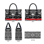 ANZAC Day South Sydney Rabbitohs Leather Bag Military Memorial Aboriginal Indigenous Art
