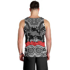 ANZAC Day South Sydney Rabbitohs Men Tank Top Military Memorial Aboriginal Indigenous Art