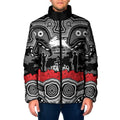 ANZAC Day South Sydney Rabbitohs Padded Jacket Military Memorial Aboriginal Indigenous Art
