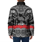 ANZAC Day South Sydney Rabbitohs Padded Jacket Military Memorial Aboriginal Indigenous Art