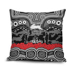 ANZAC Day South Sydney Rabbitohs Pillow Cover Military Memorial Aboriginal Indigenous Art