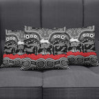 ANZAC Day South Sydney Rabbitohs Pillow Cover Military Memorial Aboriginal Indigenous Art