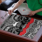 ANZAC Day South Sydney Rabbitohs Puzzle Military Memorial Aboriginal Indigenous Art
