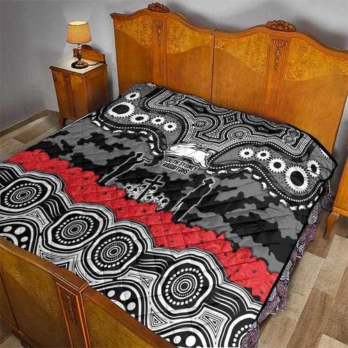ANZAC Day South Sydney Rabbitohs Quilt Military Memorial Aboriginal Indigenous Art
