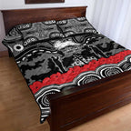 ANZAC Day South Sydney Rabbitohs Quilt Bed Set Military Memorial Aboriginal Indigenous Art