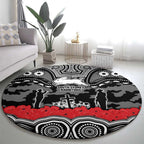ANZAC Day South Sydney Rabbitohs Round Carpet Military Memorial Aboriginal Indigenous Art