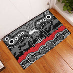 ANZAC Day South Sydney Rabbitohs Rubber Doormat Military Memorial Aboriginal Indigenous Art