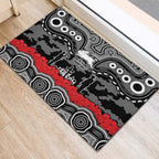 ANZAC Day South Sydney Rabbitohs Rubber Doormat Military Memorial Aboriginal Indigenous Art