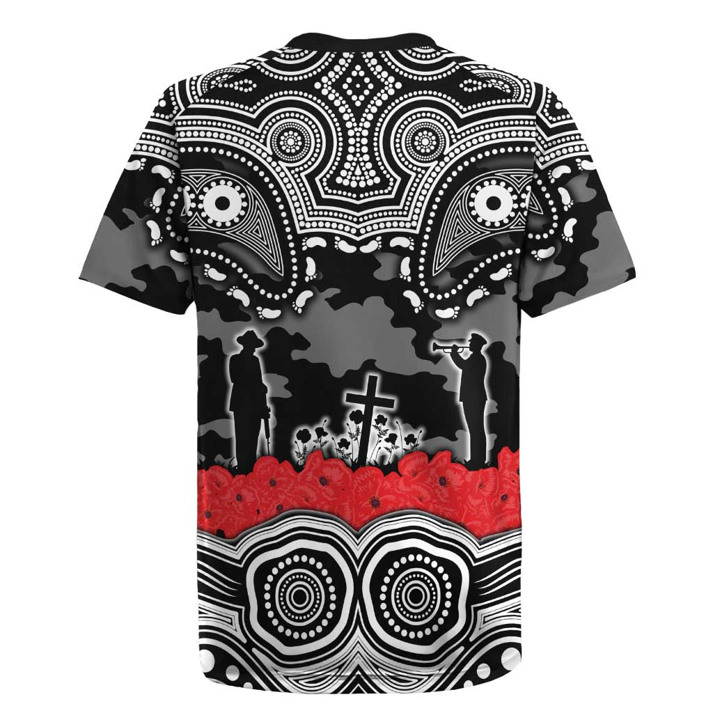 ANZAC Day South Sydney Rabbitohs Rugby Jersey Military Memorial Aboriginal Indigenous Art
