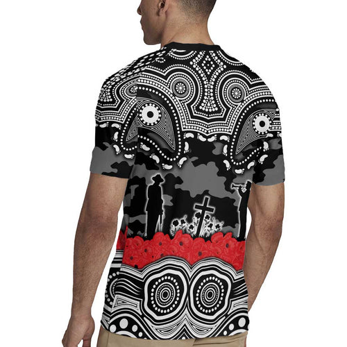 ANZAC Day South Sydney Rabbitohs Rugby Jersey Military Memorial Aboriginal Indigenous Art