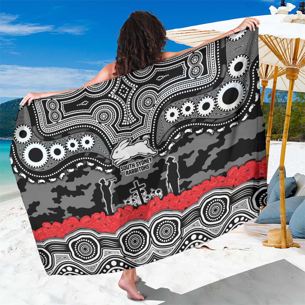 ANZAC Day South Sydney Rabbitohs Sarong Military Memorial Aboriginal Indigenous Art