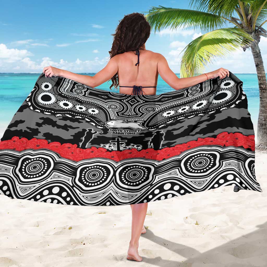 ANZAC Day South Sydney Rabbitohs Sarong Military Memorial Aboriginal Indigenous Art