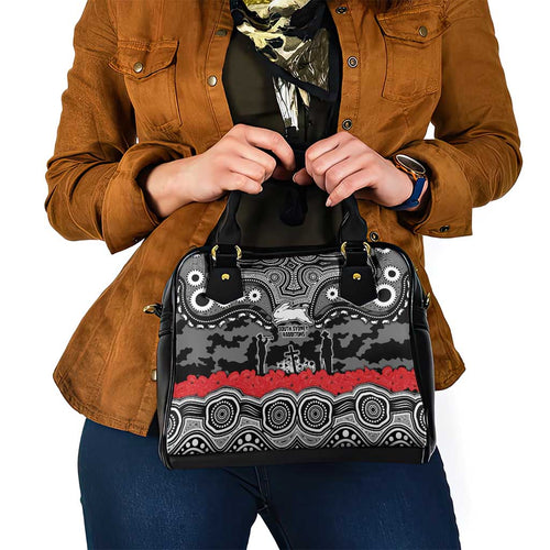 ANZAC Day South Sydney Rabbitohs Shoulder Handbag Military Memorial Aboriginal Indigenous Art