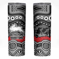 ANZAC Day South Sydney Rabbitohs Skinny Tumbler Military Memorial Aboriginal Indigenous Art