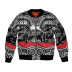 ANZAC Day South Sydney Rabbitohs Sleeve Zip Bomber Jacket Military Memorial Aboriginal Indigenous Art