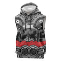 ANZAC Day South Sydney Rabbitohs Sleeveless Hoodie Military Memorial Aboriginal Indigenous Art