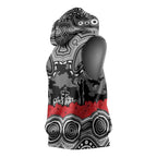 ANZAC Day South Sydney Rabbitohs Sleeveless Hoodie Military Memorial Aboriginal Indigenous Art