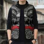ANZAC Day South Sydney Rabbitohs Sleeveless Puffer Jacket Military Memorial Aboriginal Indigenous Art