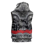 ANZAC Day South Sydney Rabbitohs Sleeveless Zip Hoodie Military Memorial Aboriginal Indigenous Art