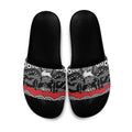 ANZAC Day South Sydney Rabbitohs Slide Sandals Military Memorial Aboriginal Indigenous Art