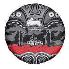 ANZAC Day South Sydney Rabbitohs Spare Tire Cover Military Memorial Aboriginal Indigenous Art
